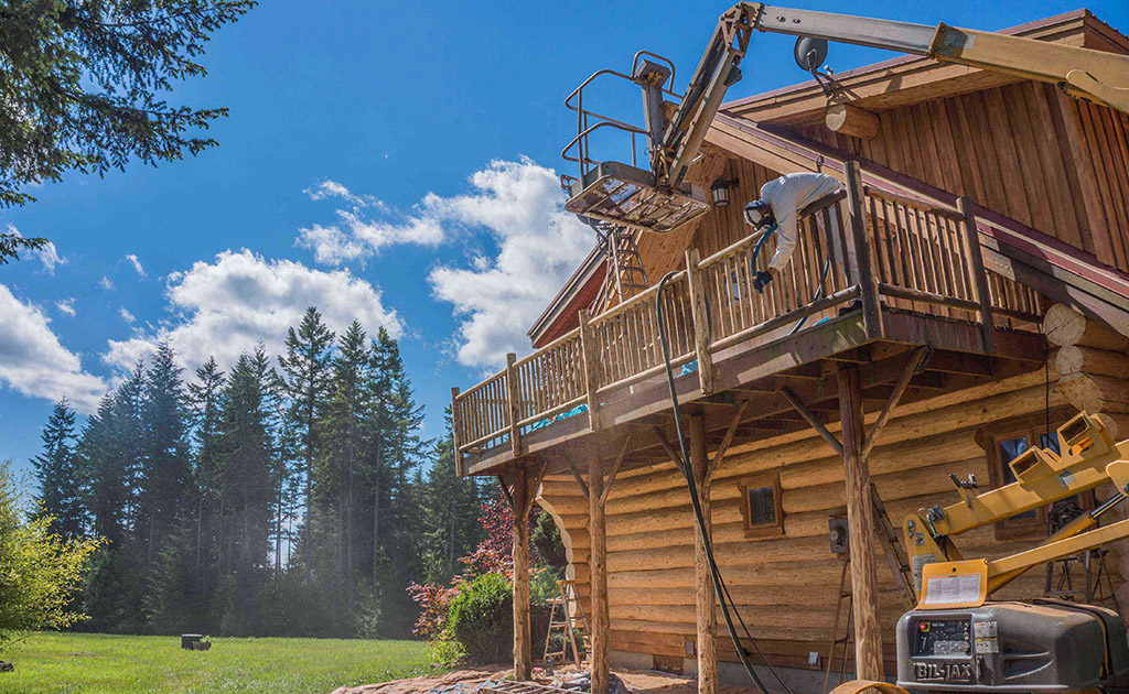 Oregon Log Home Restoration