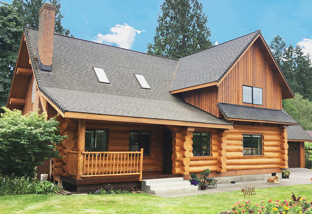 southwest washington log home